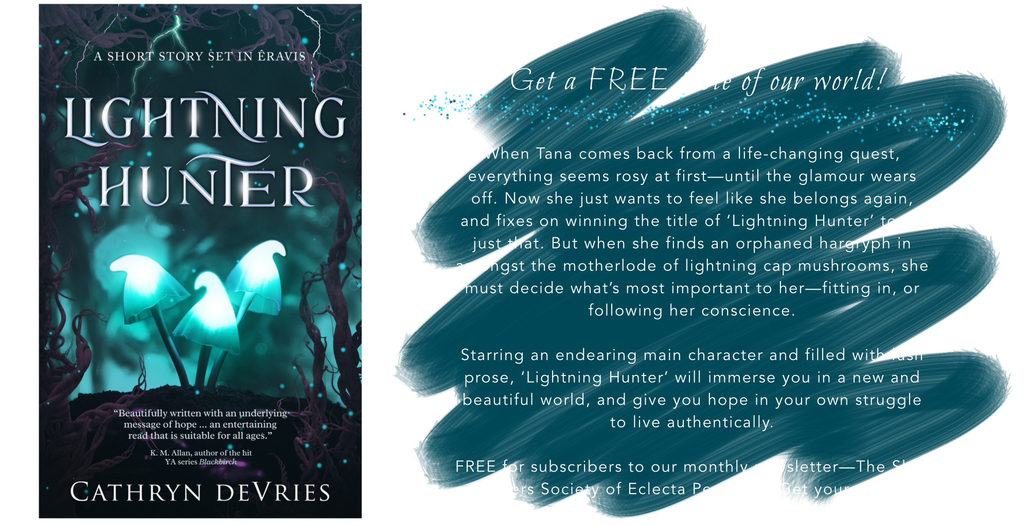 Lightning Hunter free download with subscription to email list. Join the Slow Readers Society